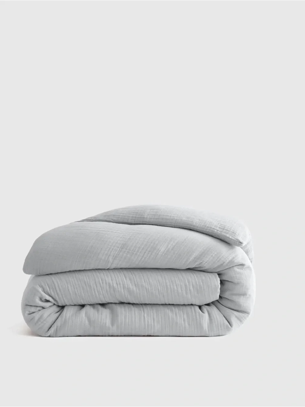 Quince Organic Cotton Airy Gauze Duvet Cover King/Cali King Color: Mist